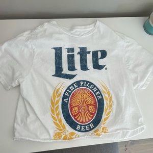 Distressed Miller Lite Tee